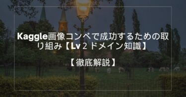 Kaggle画像コンペで成功するための取り組み【Lv２ドメイン知識】